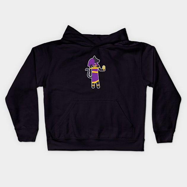 Simple Gods - Bastet Kids Hoodie by DoctorDestructoDome